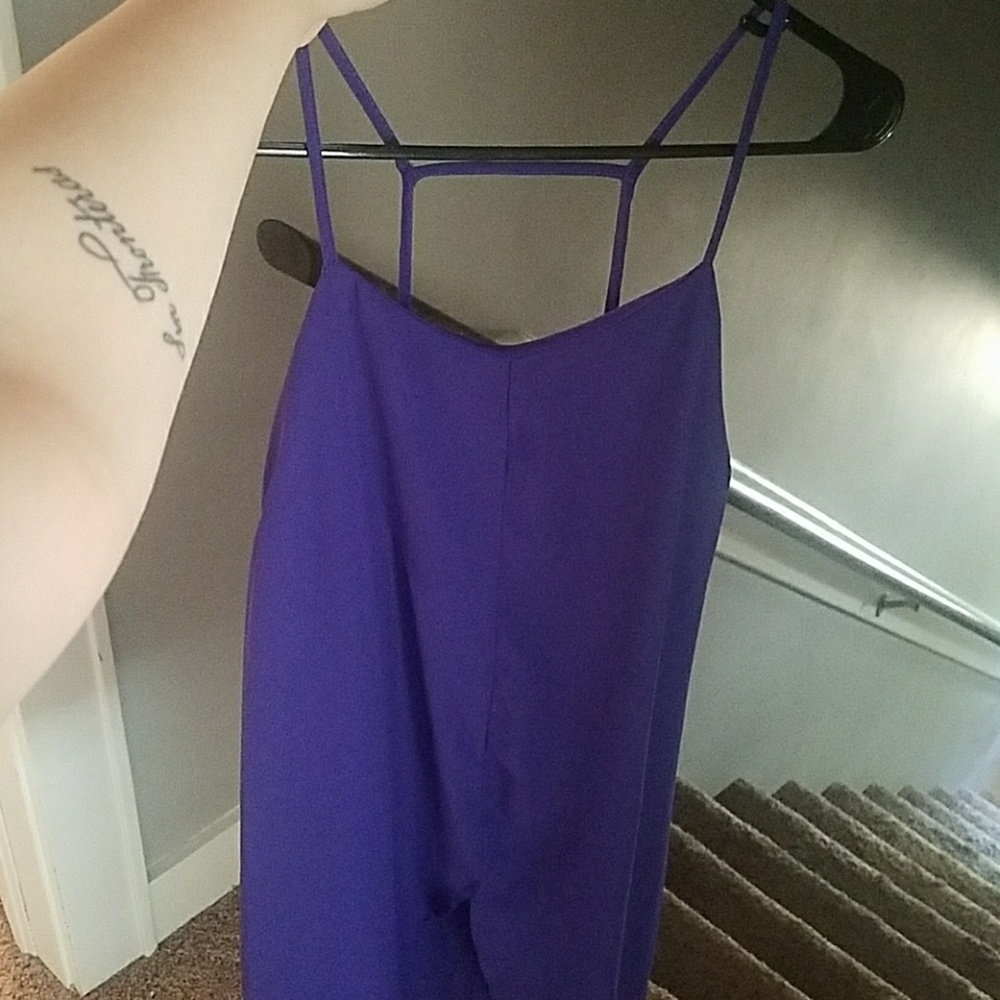 Purple summer dress